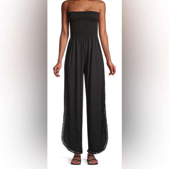 Resort Wear Peixoto Black Iris jumpsuit - Picture 5 of 6
